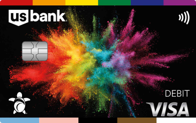 Tarjeta 8. Diseño de tarjeta de débito Visa de Orgullo.