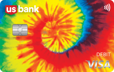 Tarjeta 7. Diseño de tarjeta de débito Visa de teñido batik.