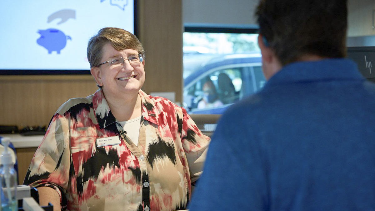 U.S. Bank employee Cheri Kay Getz.