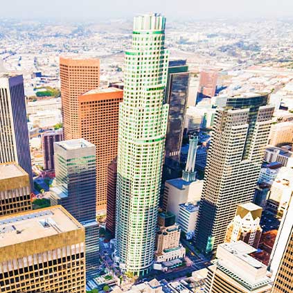 U.S. Bank tower in Los Angeles, California