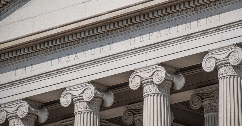 Treasury Department building exterior