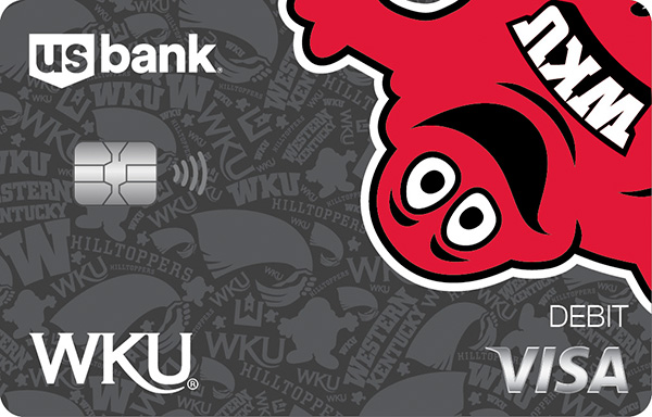 Image of the Western Kentucky University Campus Banking Center card