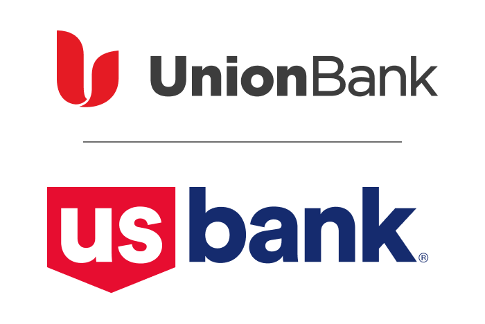 Logotipos de U.S. Bank y Union Bank